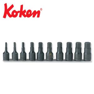 코겐 1/2 헥스소켓 육각비트소켓 세트 10PCS 6각 렌치 RS4012M-10 일제 KOKEN