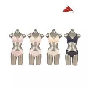 라이크라 핏미인 노와이어 심리스 홈쇼핑 여성속옷 A세트 8종 4+4