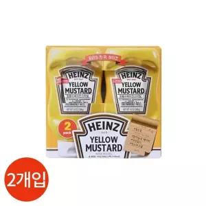 갤러리아 하인즈 옐로우 머스타드 396g x 2개