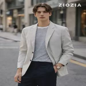 [지오지아]루즈핏 스트레치 캐주얼 자켓 S (AAD2KG1603)