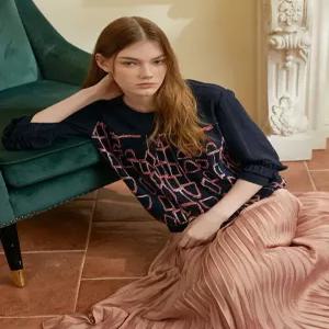 [마르조][마르조][1종]네크 포인트 블라우스_QBMFB017