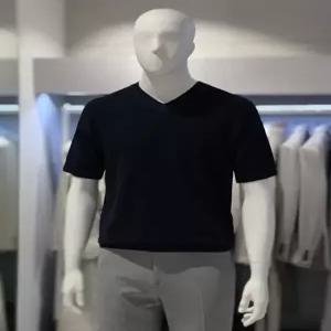 [트루젠][트루젠] 트루젠 네이비 쿨워셔블 브이넥 반팔 니트 티셔츠 4266180310