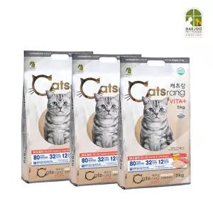 NEW 캐츠랑 전연령용 비타플러스 5kg 3개