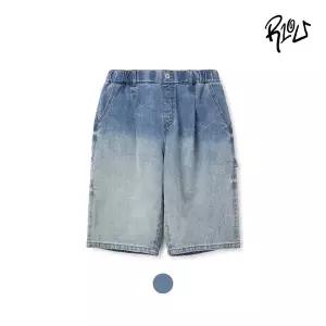 [레노마키즈]주니어 변형워싱 5.5데님팬츠 초등여아 남아 청반지( 2421Q214)_CJ