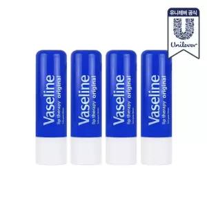 바세린 립 테라피 스틱 오리지널 4.8g x 4개