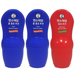 맨소래담 볼타입 바르는 파스 쿨2개 + 핫1개 세트 롤온 로션 어깨 허리 관절 발목 손목 무릎 통증크림 스포츠겔 멘소래담