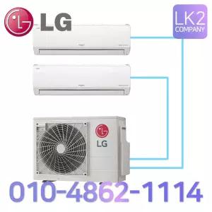 LG 엘지 1등급 벽걸이 에어컨 2in1 6평+6평 올인원 멀티형 3in1 4in1 5in1 조합가능 설치비별도