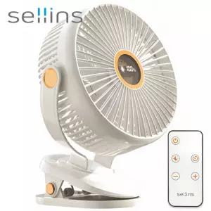 셀인스텍 무선 클립형 선풍기 LED 대용량 8인치 C타입 CLIP8000