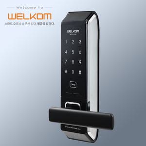 쏠리티 혜강 WTS700 무타공주키 카드키4개+번호키 현관문 방화문용 디지털도어락