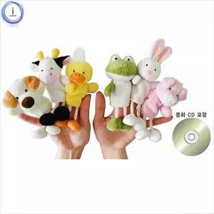 손가락 인형 가축 동물 이야기 6종 (CD포함)/역할/놀이/말하는/손인형/가족/구연/동화/인형극/역할극/교구