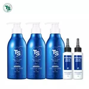 뉴TS쿨샴푸 500g*3개+TS쿨링부스터 100g*2개