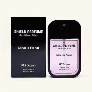 [밀투고] 쉴드퍼퓸 미라클 플로럴 스프레이액 휴대용 손소독제 향수