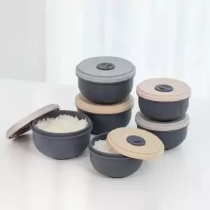 네오실리 라이스타임팩 국산 실리콘 냉동밥용기 전자레인지 소분용기 4P 1set