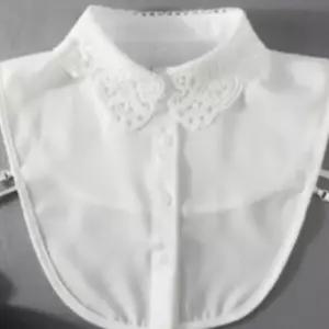 레이스 페이크 카라 레이어드 탈부착 블라우스 넥케이 (WFGVECC)