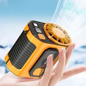 고속 허리 선풍기 휴대용 미니 클립팬 탁상용 목걸이 손풍기 등풍기