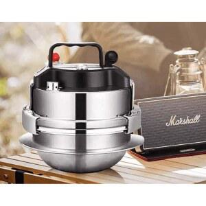 1인 솥밥 스텐 인덕션 스테인레스 뚝배기 냄비 압력솥 1인용