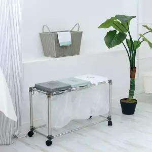 키낮은 분리수거대 3구 분리수거함 청소 재활용 쓰레기 가정용 페트병 스티로홈 비닐 원룸