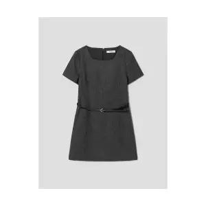 (국내매장정품) 에잇세컨즈 8SECONDS 울TR 반팔 원피스 애쉬 324X71LY24 116407