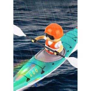 RC보트 2 4G 원격제어 전기 카약 고속 레이싱 제어 RC