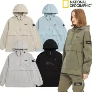 [내셔널지오그래픽]N231UFT040 디머 우븐 TRAINING SET HOODY ANORAK_IC