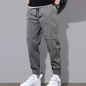 패션 노가다 편한 작업복 작업복 바지 봄 여름 트레이 (WFHOAJ9)