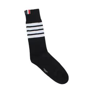 [롯데백화점]톰브라운 톰브라운 25FW 여성 미드카프 삼선탭 삭스 블랙 FAS020B 01690 001