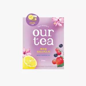 쟈뎅 아워티 베리썸히비스커스티 8T/따뜻한/마시는차/음료/차티백/카페/허브차/사무실/탕비실/허브티/티백