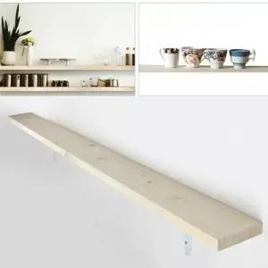 원목선반 벽선반 벽걸이(대) 진열 인테리어