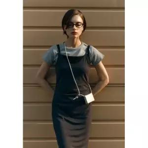 [롯데백화점]질스튜어트 [선물포장] 아이보리 가죽 길이조절 카드홀더 JAHO5F521IV