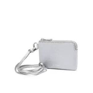[롯데백화점]질스튜어트 [선물포장][카드홀더] 실버 가죽 지퍼 파우치 홀더 JAHO5F540SV