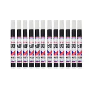 모나미 유성매직 흑색 12자루/검정/매직/매직펜/유성펜/모나미매직/모나미유성매직/매직팬/학교/검정색