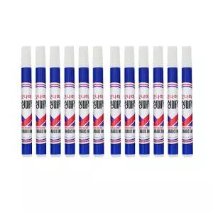 모나미 유성매직 파란색 12자루/유성/매직/매직펜/유성펜/모나미매직/모나미유성매직/매직팬/파란/파랑색