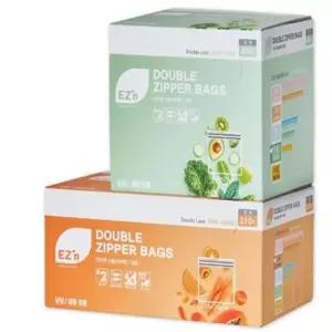 이지엔 더블지퍼백 중형 400매 + 대형 210매