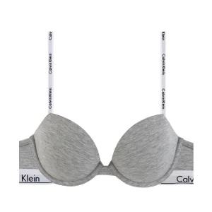 캘빈클라인 언더웨어 CK 여성 모던 코튼 데미 브라 QF7936 GREY