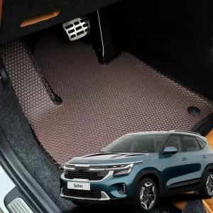 차바라기 더뉴 셀토스 벌집매트 TPE 더블 엠보 카매트 발판 용품