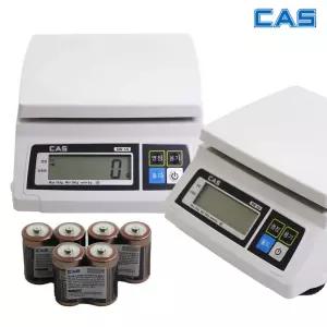 카스 전자저울 업소용 주방 30kg (10g단위) 계량 저울 SW-1S