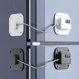 냉장고 시건장치 무타공 자물쇠 다이얼 비밀 번호키/잠금/장치/여행/가방/캐비넷/여행용/비밀번호/열쇠