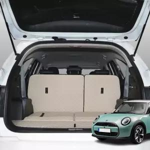 미니쿠퍼 4세대 전용 트렁크매트 F65/F66 매트 차박 가죽 퀼팅