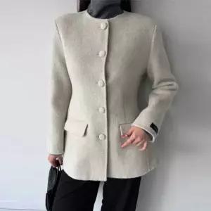 [릴룸]파리지앵 노카라 핸드메이드 자켓