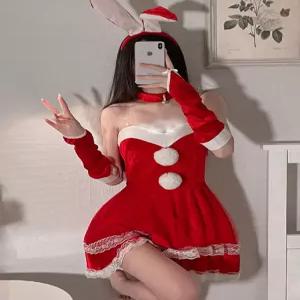 잘고른샵 산타걸 이벤트 산타옷 바니걸 크리스마스 섹시 코스튬 코스프레