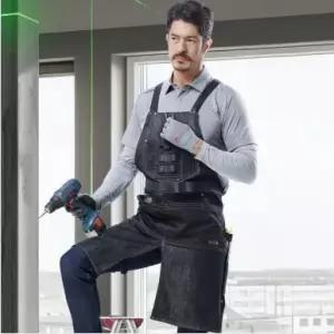 티뷰크 방염 에이프런 작업복 데님 용접 앞치마 TBS-9001 티뷰크 근무복 유니폼