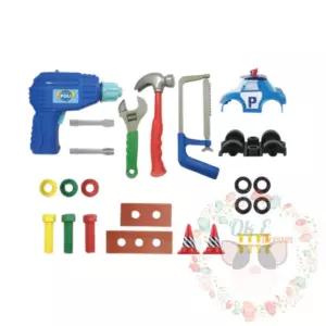 옥이드림 폴리 전동 공구 놀이 조립장난감 공구놀이세트 폴리공구