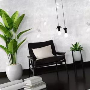 단열벽지 1mX10m 라이즈 민들레 그레이/단열시트벽지 접착식 셀프시공 곰팡이방지