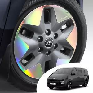 스타리아 투어러 18인치 휠 스포크 포인트 데칼 스티커 몰딩 컬러 필름 랩핑 바퀴살 튜닝 시트지