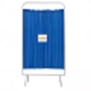 가나 칸막이(스크린) 스틸 청색 900X1720MM 기본형+바퀴4개 1단