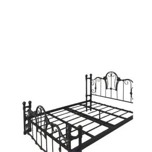 철제침대 프래임 블랙 북유럽 프레임 빈티지 공주
