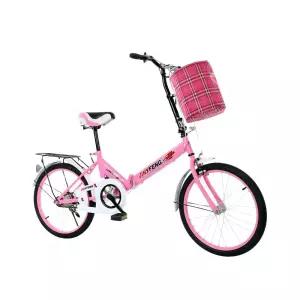 접이식 자전거 출퇴근용 바이크 클래식 바구니