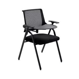 접이식 책걸상 학원 1인 책상의자 수강실 회의 자습실 일체형