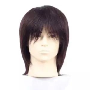 이용사가발 헤어 남자 미용 인모 남성가발 연습용