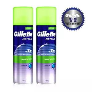 [질레트]질레트 시리즈젤 센서티브 스킨 쉐이빙젤 195g 2개